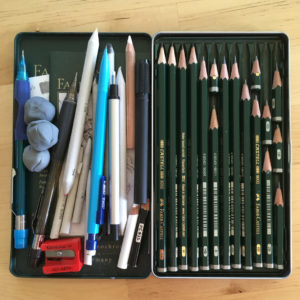 Drawing Materials/Art Supplies I use for my graphite pencil